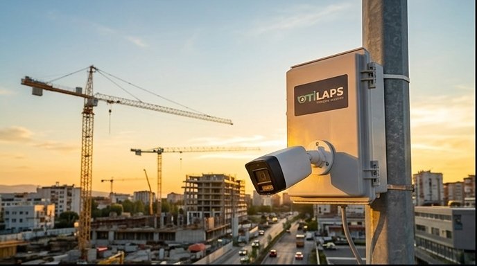 Tilaps ile çekilmiş şantiye fotoğrafı
